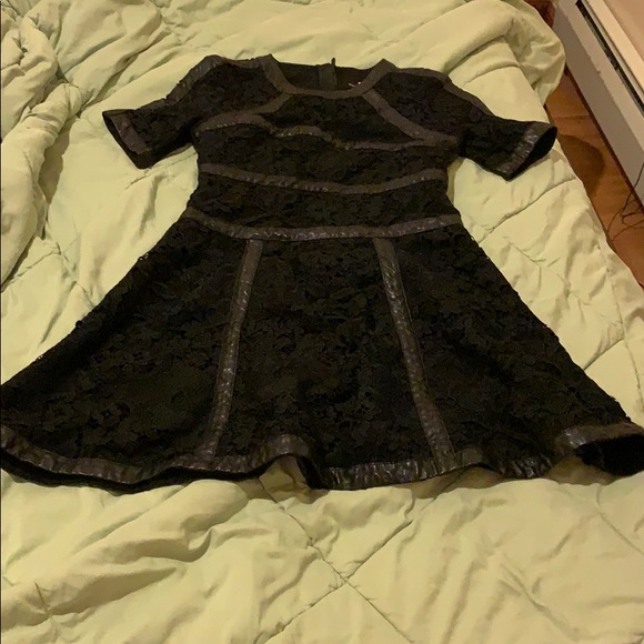 The Kooples lace and leather dress size 4 - Picture 6 of 8